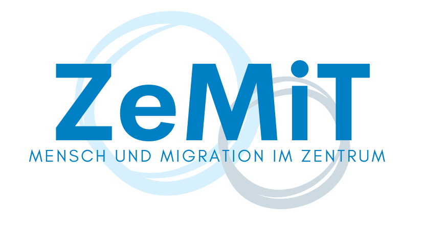 Logo ZeMiT blau transparent mit Kreis